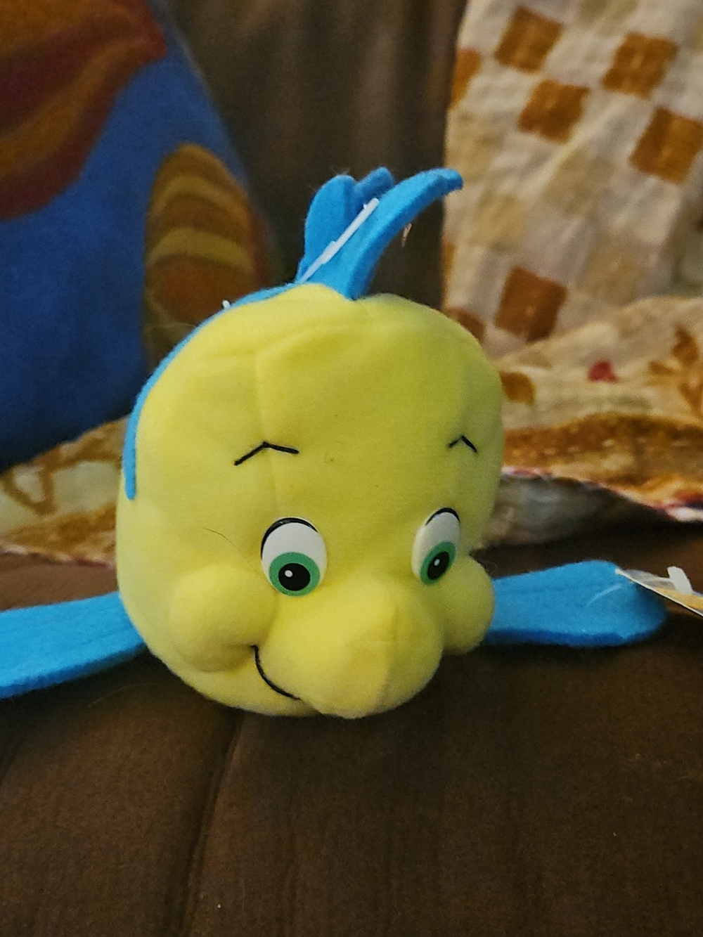 Disney The Little Mermaid Blue & Red Tag Plush Accessory